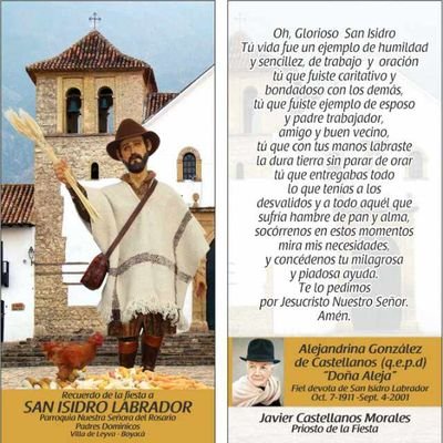 Feliz de Vivir y Trabajar por la Villa de Nuestra Señora Santa María de Leyva.
