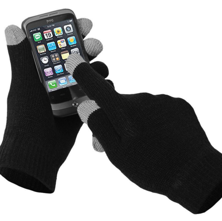 A group of BCSS students selling touch screen gloves in the caf from December 7-11!