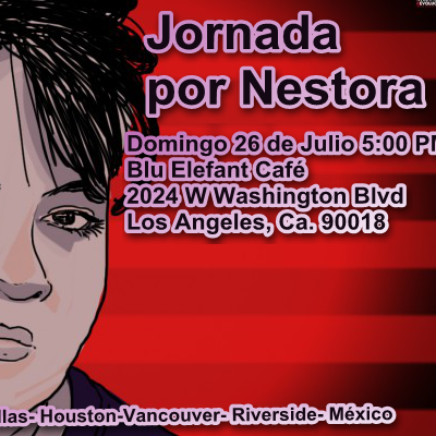Jornada de Información sobre la detención de Nestora Salgado.
Represión en México, sus causas y consecuencias, un evento en la voz de los actores.