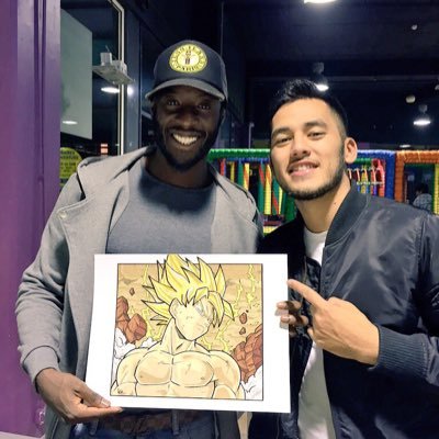 official twitter of Larsen Toure player for national team Guinea (Instagram larsentoure )