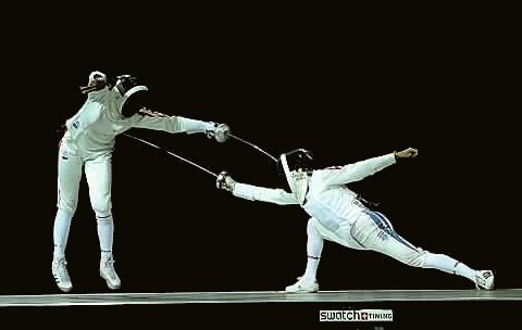 Entrenador de esgrima en la sala de armas Jesús Gruber de Cd. Bolívar 🤺🤺