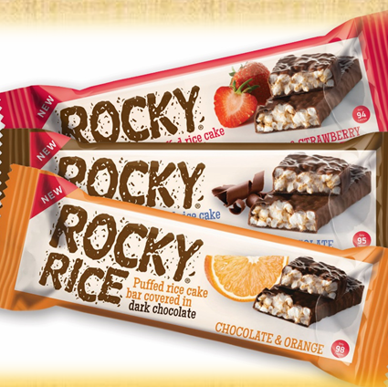 Under 100 calories of gluten free deliciousness! A range of three brilliant puffed rice bars covered in chocolate. Contact us at info@rockyrice.co.uk