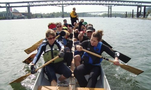 Competitive co-ed dragon boat team always looking for new paddlers willing to work and play hard.