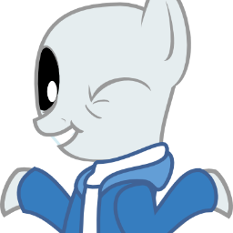 mlp_sanss's profile picture. Just a lazy, clever skeleton normally having a bone to pick with people. [Warning: Bad times ahead.] ( Avatar made by https://t.co/mvWXoPLZ5B )