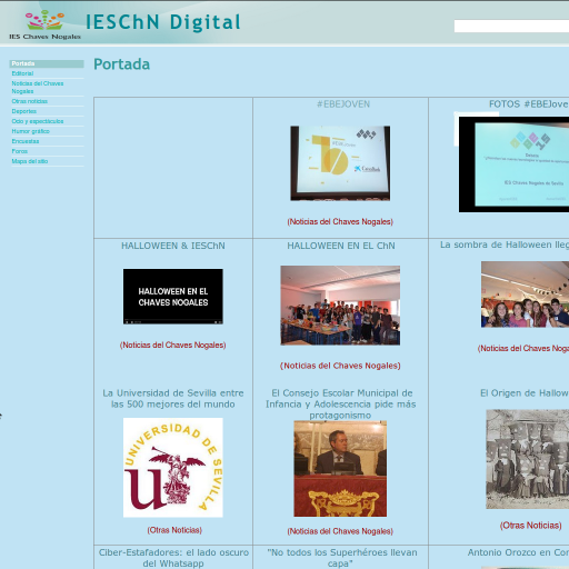 VozIESChN's profile picture. El periódico digital del IES CHAVES NOGALES de Sevilla. Pretendemos ser la voz en internet de esta comunidad educativa.