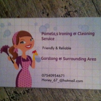 Ironing & cleaning, reasonable rates in Garstang & surrounding areas,, 24hr return,, let me do those jobs you've not got time for.