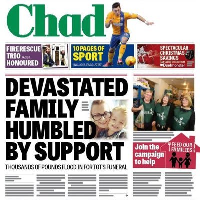 The Chad - newspaper out every Wednesday, online every day. Got a story? Email newsdesk@chad.co.uk