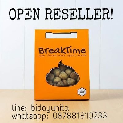 BreakTime Kemayoran Official. Follow instagram : BREAKTIME.KMY / OPEN RESELLER / Line: bidayunita / Whatsapp: 087881810233