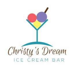 Christy's Dream Ice Cream . Livin' the dream in  NE FLA! 2  locations:  41 PGA Tour Blvd. and 389 Paseo Reyes Dr. St. Aug.