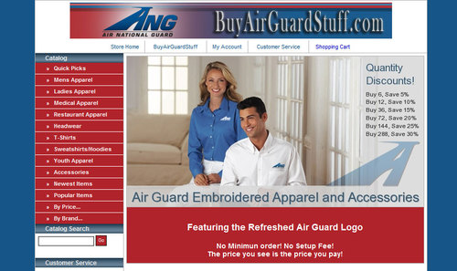 AirGuardStuff's profile picture. Online Retailer for Custom ANG logo'd apparel.  Minimum order is 1.