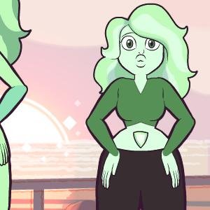 A light green rock babe protecting beach city and having a good time! #Taken @ChocoOnyx is mine hurt her and get ya butt whooped!