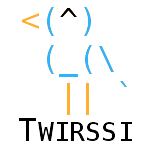 An irssi script to interact with twitter