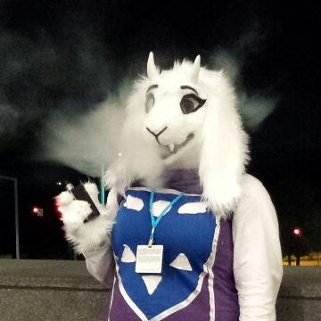 Hello! Welcome to the OFFICIAL Toriel Vapes twitter! I am the cosplayer ya'll been seeing floating around, Don't be afraid to ask me anything! Be good! 🔞