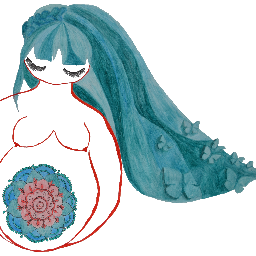 Body painting para embarazadas. Ilustración, murales, diseño... ♥