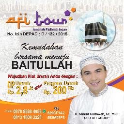 Afi Tour adalah Travel Umrah milik Sahrul Gunawan