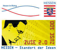 Zum 100. Geburtstag des hessischen Computerpioniers Konrad Zuse twitttert die Staatskanzlei rund um ihren Zuse-Kongress und zum Zuse-Jahr 2010.