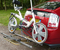 We make a bicycle carrier for the Toyota Prius. It's a nifty piece of engineering.