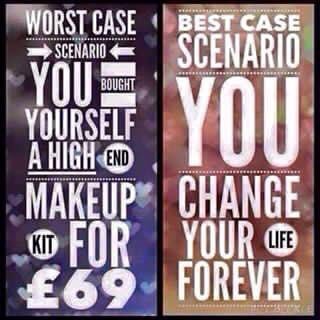 seller of younique makeup. working mummy. getting paid to play with makeup