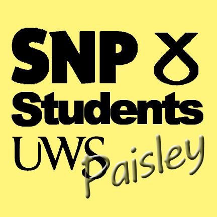 A student-led SNP student society, based at the Paisley campus of UWS. Our aim is to help achieve a fairer, more progressive & independent Scotland. #ActiveSNP