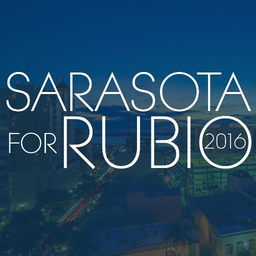 Sarasota loves @marcorubio and look forward to Marco being our next President of the United States of America.