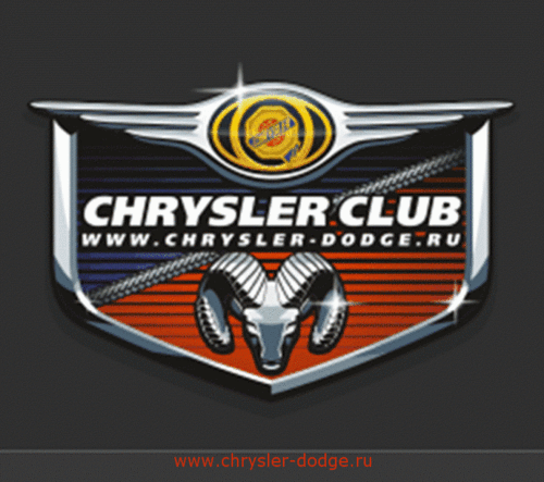 Chrysler club наклейка