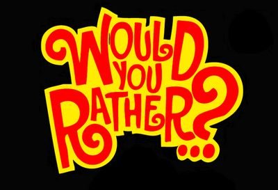 Put your nastiest, funniest, and most bizzare fears behind and decide! DM me your ideas and I might tweet out your scenarios.