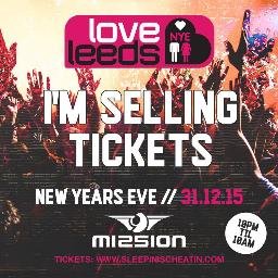 NEW REP for SIC ft Tom Zanetti & Ko Kane! *** Tickets for LOVE LEEDS NYE 2015 event @ Cub Mission available via the link https://t.co/92IFOVoOlj ***