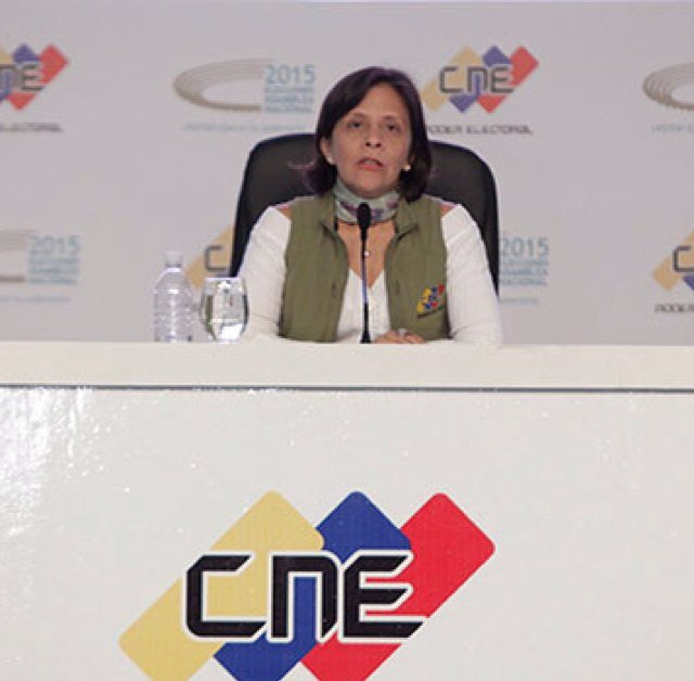 Vicepresidenta del Consejo Nacional Electoral.