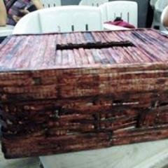 5Tissuebox's profile picture. this tissue box is made of News paper .. we recycle the newspaper for saving the mother earth.