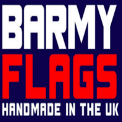 Customised hand made football/sports flags. For quotes please email sales@barmyflags.co.uk call 01457810007 or 07815877531 out of hours.