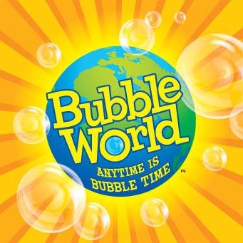 Anytime is Bubble Time! Quality, non-toxic bubbles with a built-in wand for kids and kids-at-heart. A Dulcop America, Inc. product.