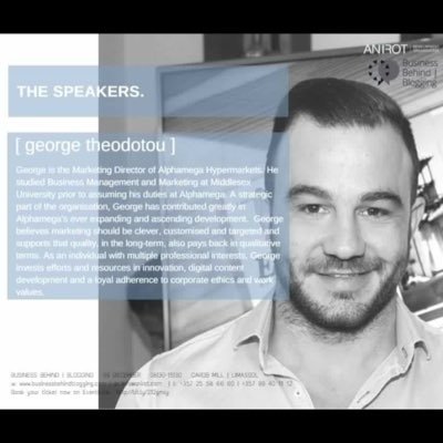 Gtheodotou_'s profile picture. Chief Marketing Officer @AlphamegaCyprus #sports #marketing #retail #lifestyle #travelling