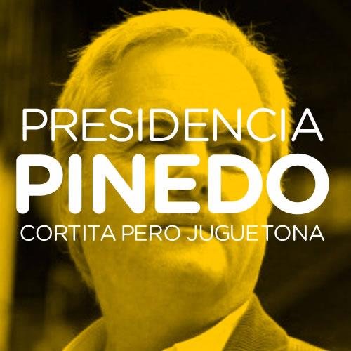 Twitter de la Presidencia de Federico Pinedo. 10 de diciembre de 2015 al 10 de diciembre 2015. No oficial al 10/12/2015.