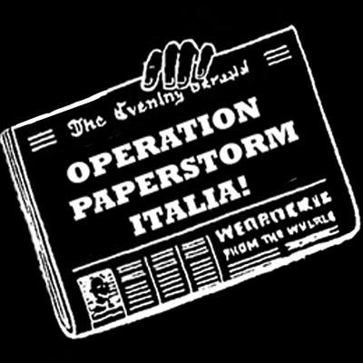 OpPaperstormITA's profile picture. Noi siamo Anonymous. Siamo legione. Non perdoniamo. Non dimentichiamo. Aspettateci!