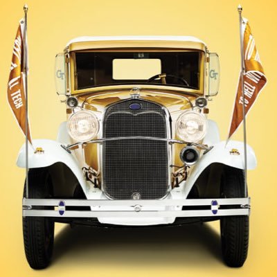 I'm The Ramblin' Reck From Georgia Tech! 1930 Ford Model A Sport Coupe and the Official Mascot for the Georgia Institute of Technology.