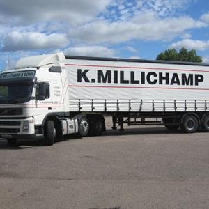 K.Millichamp and Sons has been established for over 40 years in Warwickshire. We provide general and specialised transport services and Warehousing facilities.