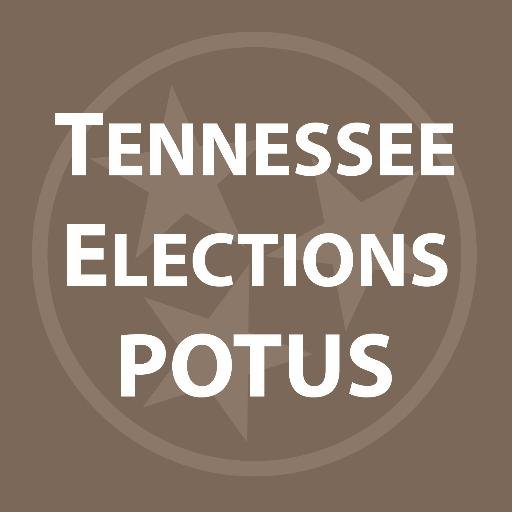 Unofficial Tennessee election results for the President of the United States from the Division of Elections and Tennessee Secretary of State. #GoVoteTN