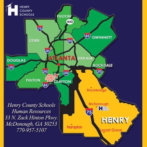 Human Resource Services for Henry County Schools. Comfortably located 27 miles south of Atlanta.