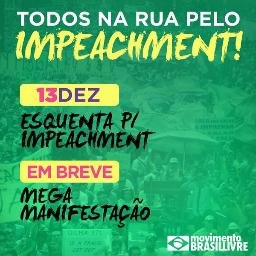 13/12 é somente o esquenta, mas é fundamental para que políticos sintam a vontade do povo em tirar os corruPTos do poder.