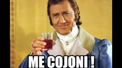 ...sono fine e aristopratico, come il mio uccello. (me cojone)