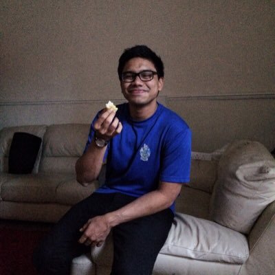 A balanced diet is a piece of cake in each hand.