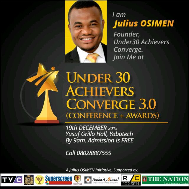 iAmJuliusOSIMEN's profile picture. Activational Speaker| Founder Under30 Achievers Conference/Awards| I am a Nation BUILDER.