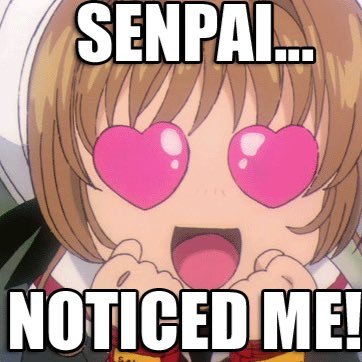 I just want my all of my senpai's to notice me