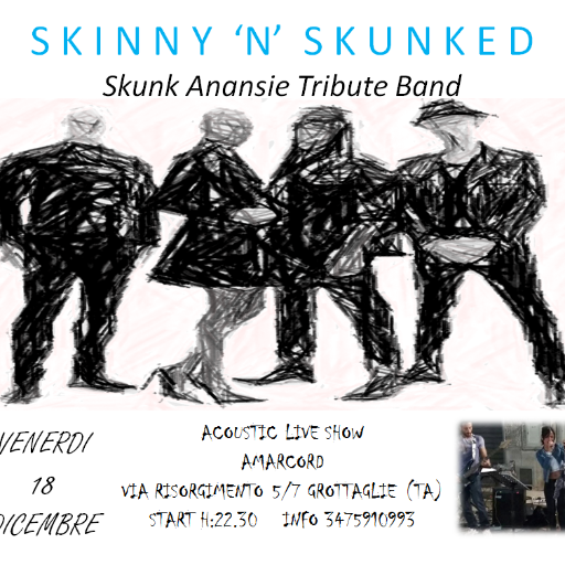 SkinnyNSkunked's profile picture. From Apulia the new tribute band Skunk Anansie