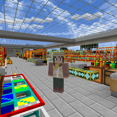 I Four マインクラフト サバイバル 本格的な自動養蜂場を作るには 養蜂 で得られるアイテムが大量に必要なので 品種開発用の養蜂場をちょっと自動化 Http T Co Whmbn6o1