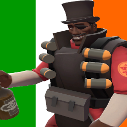 You thort 'ah was Scottish, eh? Heh, yer need teh drink more. Not exactleh luckeh but 'ah can drink more than aneh one of yers! HURROO! (#TF2 #OC #RED)