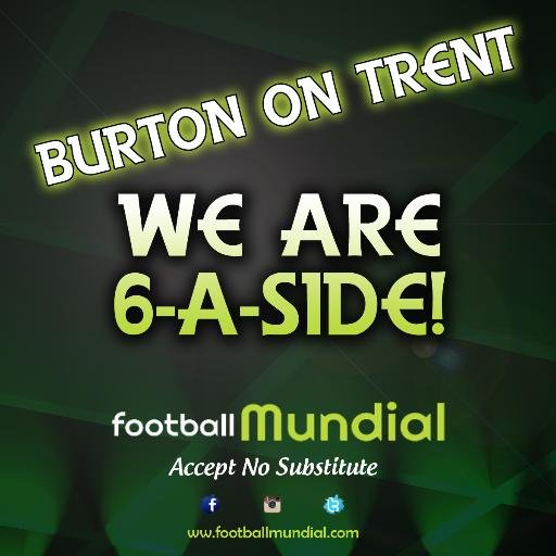We have a 6 a side league running at Shobnall Leisure Complex 7-10pm on a Wednesday Night. New season starts end of January 2016. Sign Up Now. #BurtonOnTrent