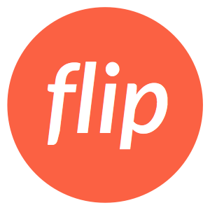 Logo Flip - Transfer uang antar bank gratis