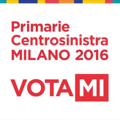 Account ufficiale delle Primarie del centrosinistra Milano 2016