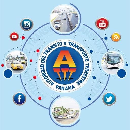 Alertas de Tráfico de la Autoridad del Tránsito y Transporte Terrestre de la República de Panamá.